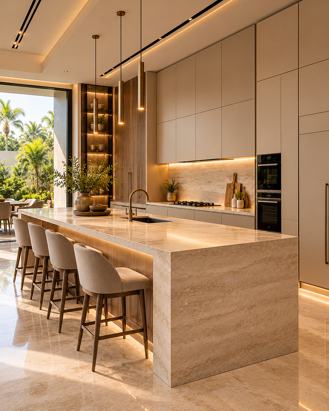 Cuisine ouverte sur séjour Home & Sofa