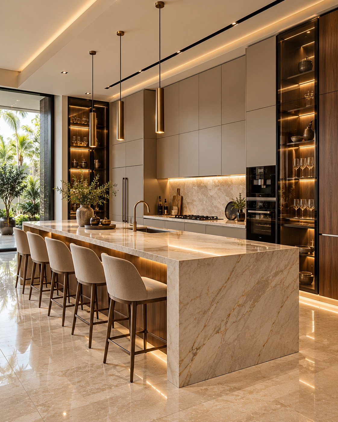 Cuisine contemporaine sur mesure Home & Sofa Casablanca