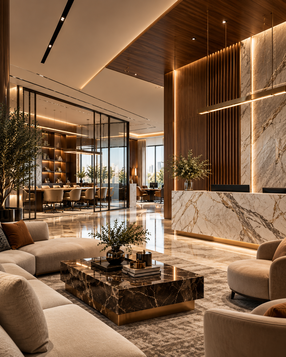 Aménagement de bureaux professionnels sur mesure à Casablanca
